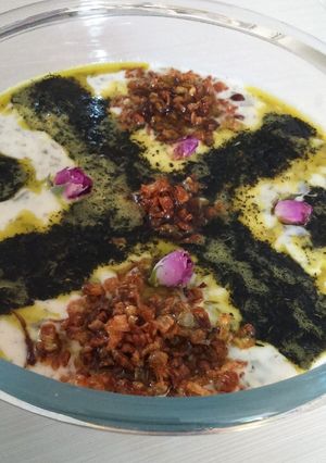 عکسی از دستور آش دوغ