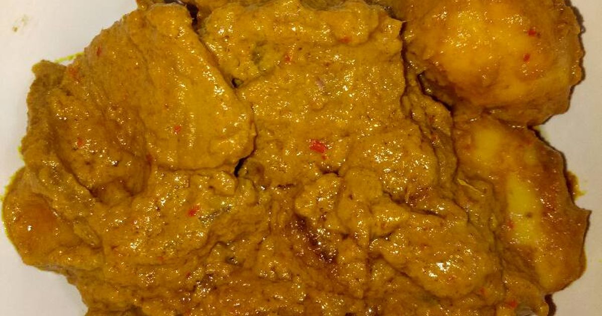 Resep Rendang Daging Bumbu Simple oleh Msanggraini - Cookpad