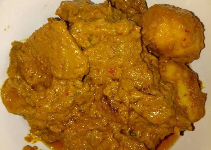 Resep: Rendang Daging Bumbu Simple Ekonomis Untuk Jualan