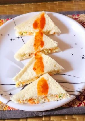 A picture of Fireless Bread Sandwich.