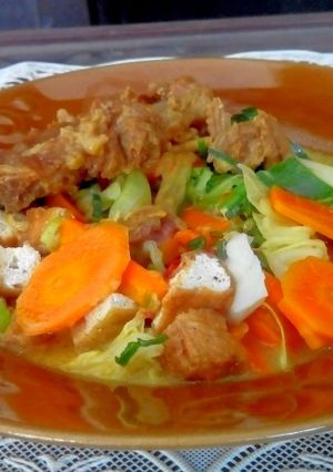 Foto resep Salad sayur kuah gulai kambing