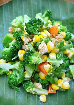 Hình của món Bông cải xào ngũ sắc (ver2).