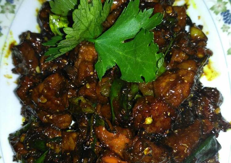 Resep Oseng daging rasa sate yang Harus Anda Coba