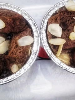 Foto resep Chocolate almond bread puding