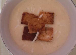 Una foto de Sopa vichyssoise