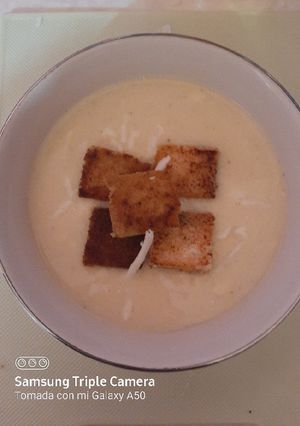 Una foto de Sopa vichyssoise
