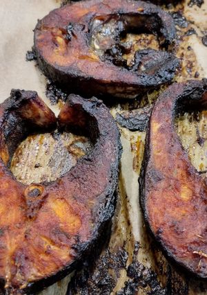 Fűszeres amur sütőben sütve recept fotója