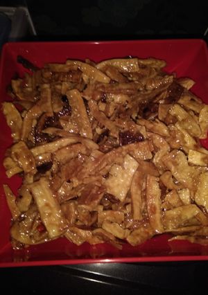Foto resep Keripik singkong manis pedas