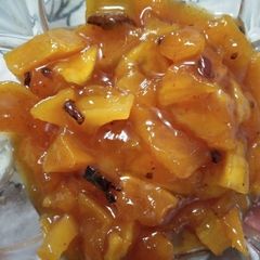 Mango murraba sweet and spicy jam A picture of Mango murraba sweet and spicy jam.