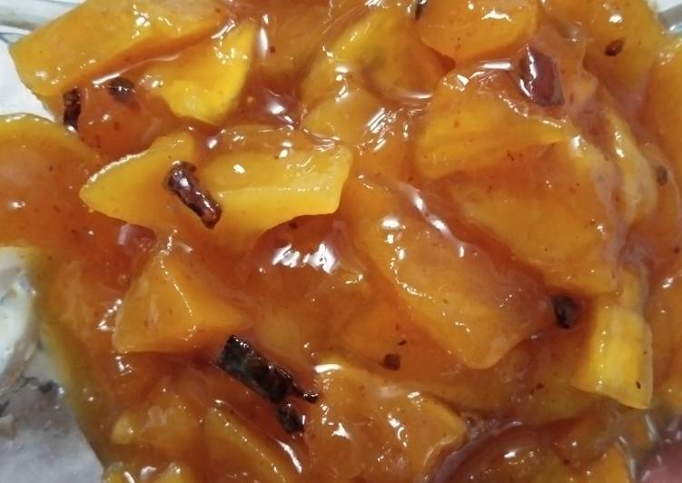 Step-by-Step Guide to Make Quick Mango murraba sweet and spicy jam