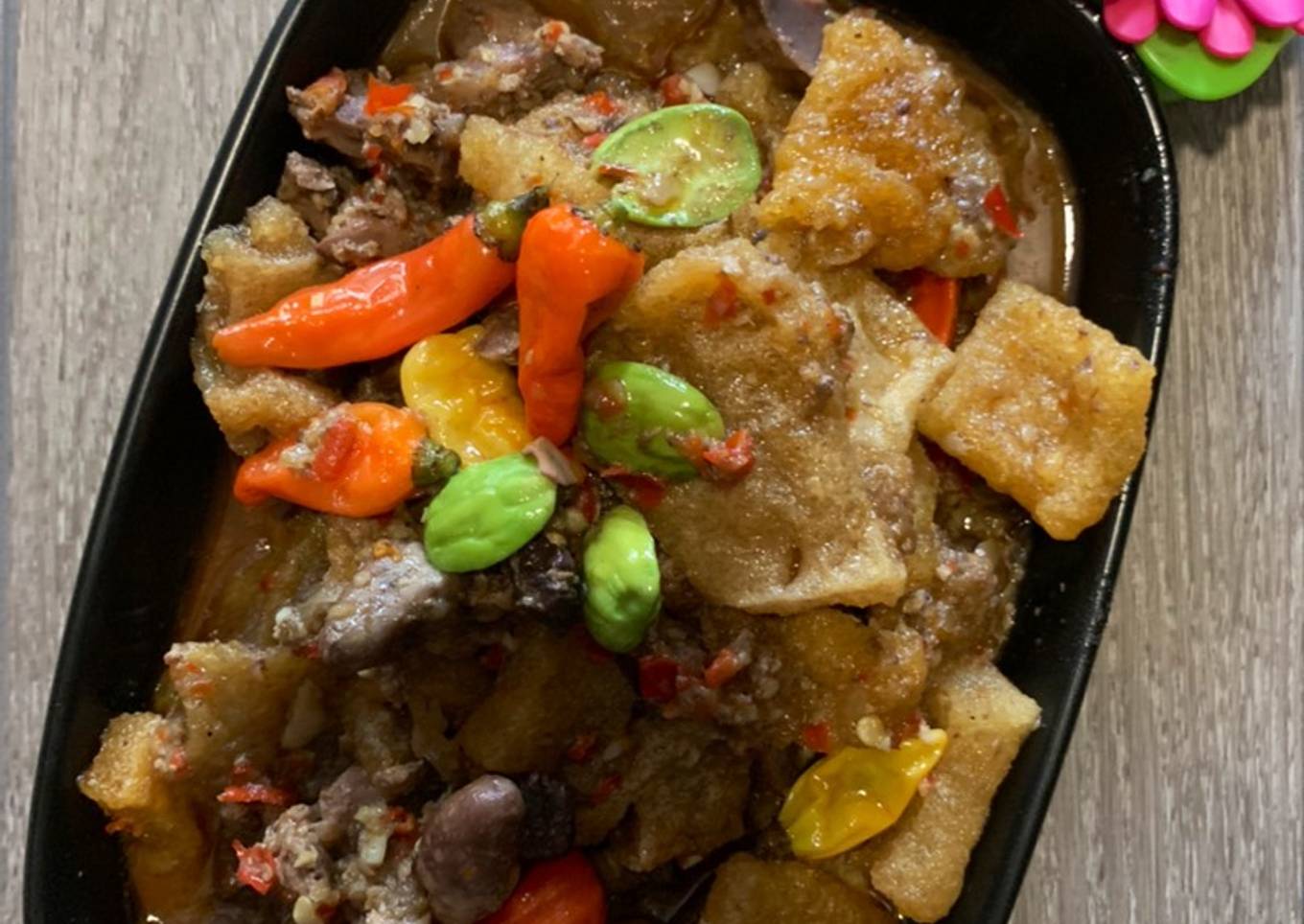 Sambel goreng hati ayam krecek