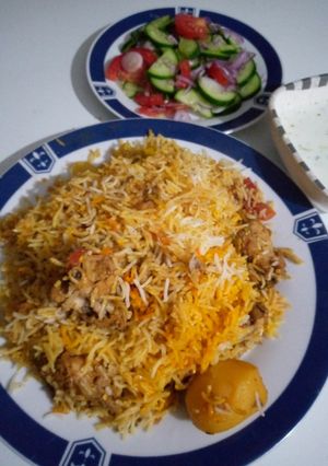 A picture of Bombay biryani.