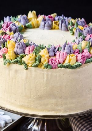 Una foto de Tarta clásica de vainilla