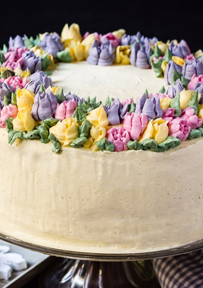 Una foto de Tarta clásica de vainilla