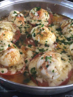 Una foto de Huevos a la turca