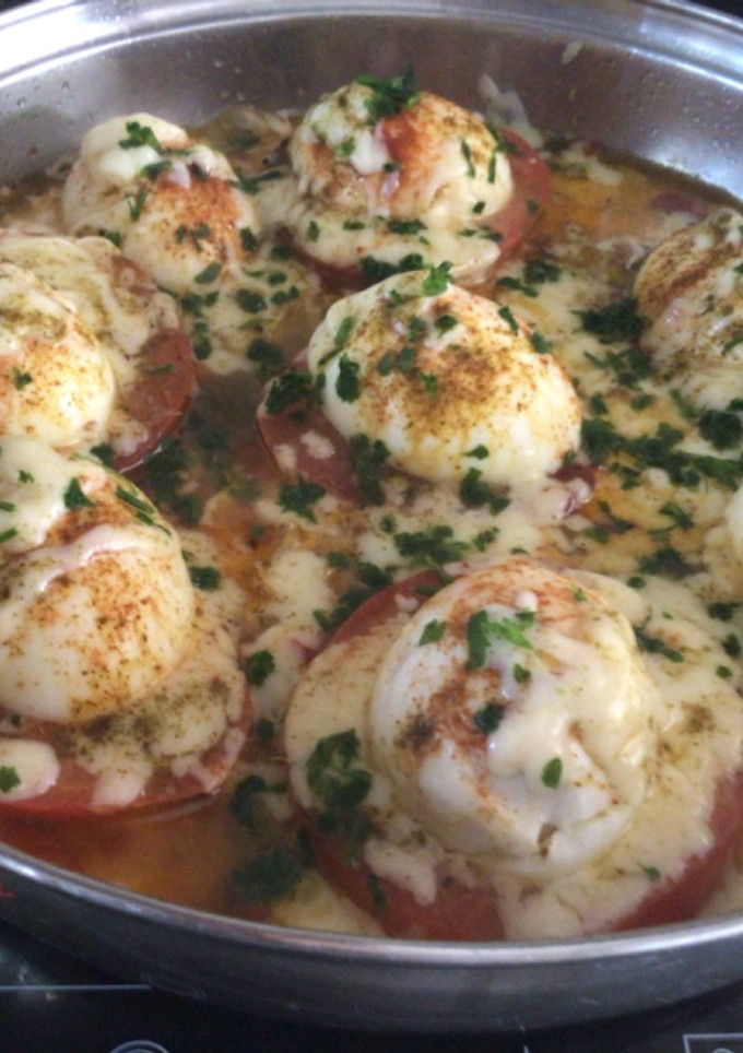 Una foto de Huevos a la turca