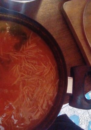Una foto de Sopa de fideo