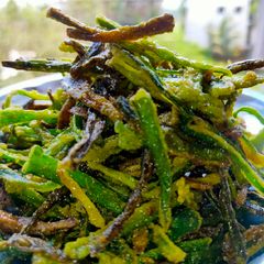 Kurkuri Bhindi (Lady finger) A picture of Kurkuri Bhindi (Lady finger).