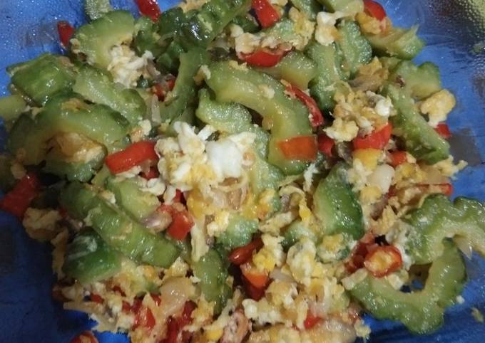Standar Resep buat Tumis Pare telur yang gurih