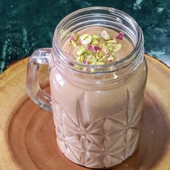 A picture of Banana, Nutella and Millets Sattu Smoothie.
