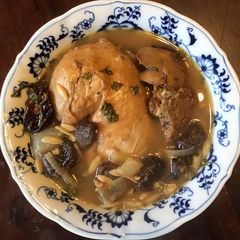 A picture of California Farm Candle Nuts Chicken Soup.
