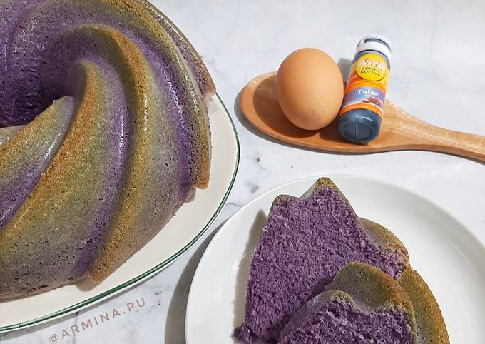 Ini dia! Resep praktis buat Bolu Taro Santan Panggang  nagih banget