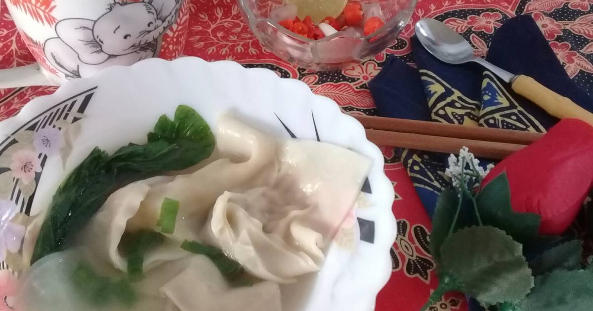 11 resep wonton babi enak dan sederhana - Cookpad