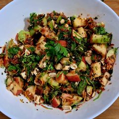 A picture of Guava Apple Paneer Chaat.