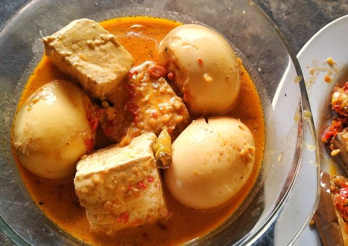 Tutorial Membuat Resep Brongkos tahu dan telur