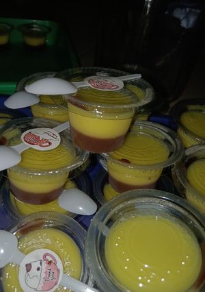 Foto resep 338.🥰47.41.Puding Mentega Lapis coklat
