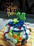 Quick vanilla fondant cake