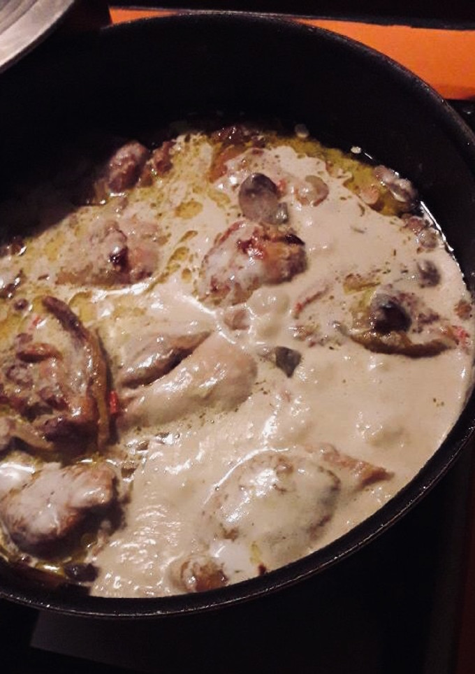Une photo de Poulet au lait de coco et épices