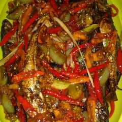 รูปของ Ikan layang kecap pedas manis