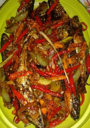 Foto resep Ikan layang kecap pedas manis