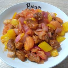 A picture of 咕噜肉 Sweet & Sour Pork.