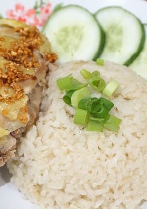 Foto resep Hainanese Chicken Rice (Nasi Ayam Hainan)