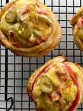 แฮมมายองถ้วยแป้งพัฟอย่างเร็ว(Mayon Ham Cheese in Pastry Puff Cup)🧀🥒🍞