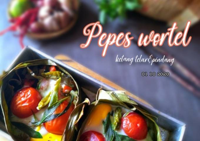 Cara Bikin #Pepes Wortel Kentang Telur&amp;Pindang Gampang