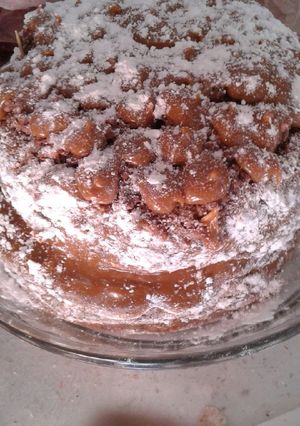 Una foto de Bizcochuelo de chocolate en 10' minutos por microondas