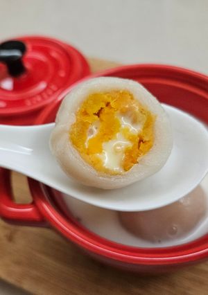 地瓜起司湯圓 的食譜成品照片