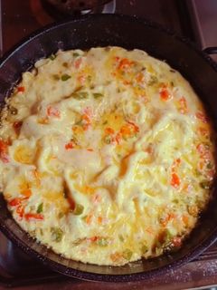 صورة لوصفة بيض بالخضار 🍳
