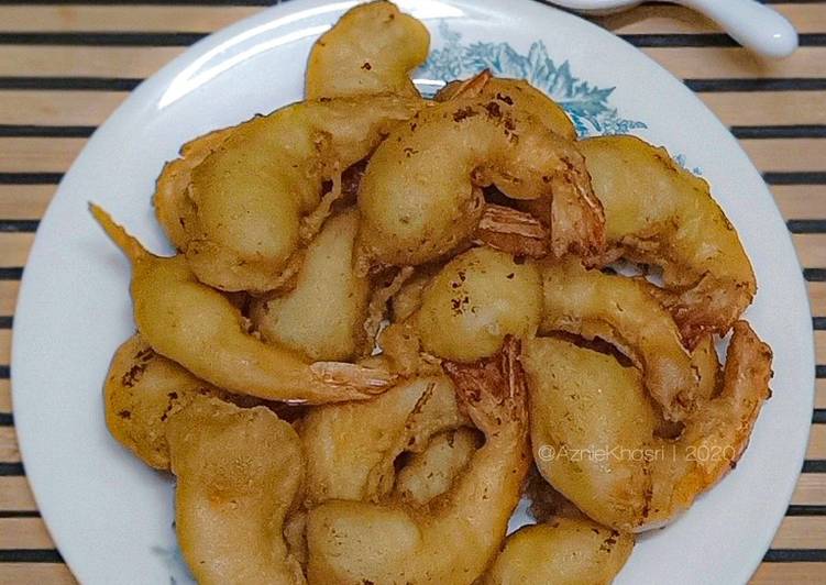 Udang Tempura (Lagi sedap dari kedai)