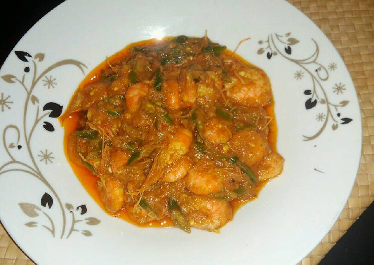 Resep Tumis Udang Asam Sunti Oleh Raihan Rusli Cookpad