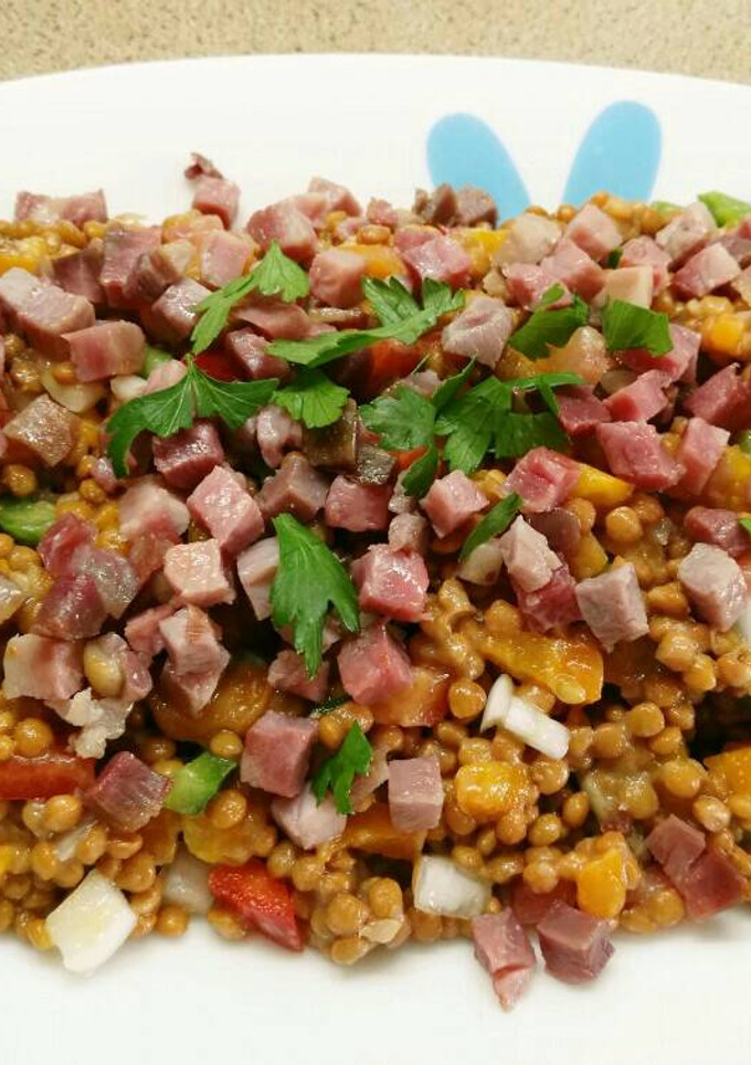 Una foto de Ensalada de lentejas