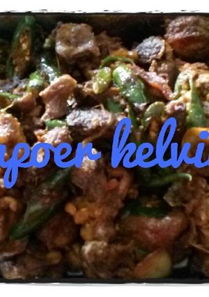 Foto resep Kerongkongan ayam kecap cabe hijau