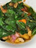 Tumis daun gingseng jawa