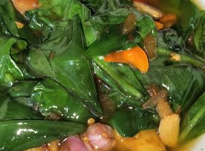 Foto resep Tumis daun gingseng jawa