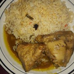 A picture of Steamed chicken.
