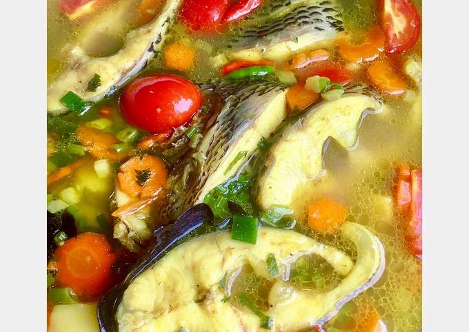 Bagaimana Membuat 67. 🍲 Sup Kuning Ikan Nila 🍲 Ala #Matsu yang Bisa Manjain Lidah