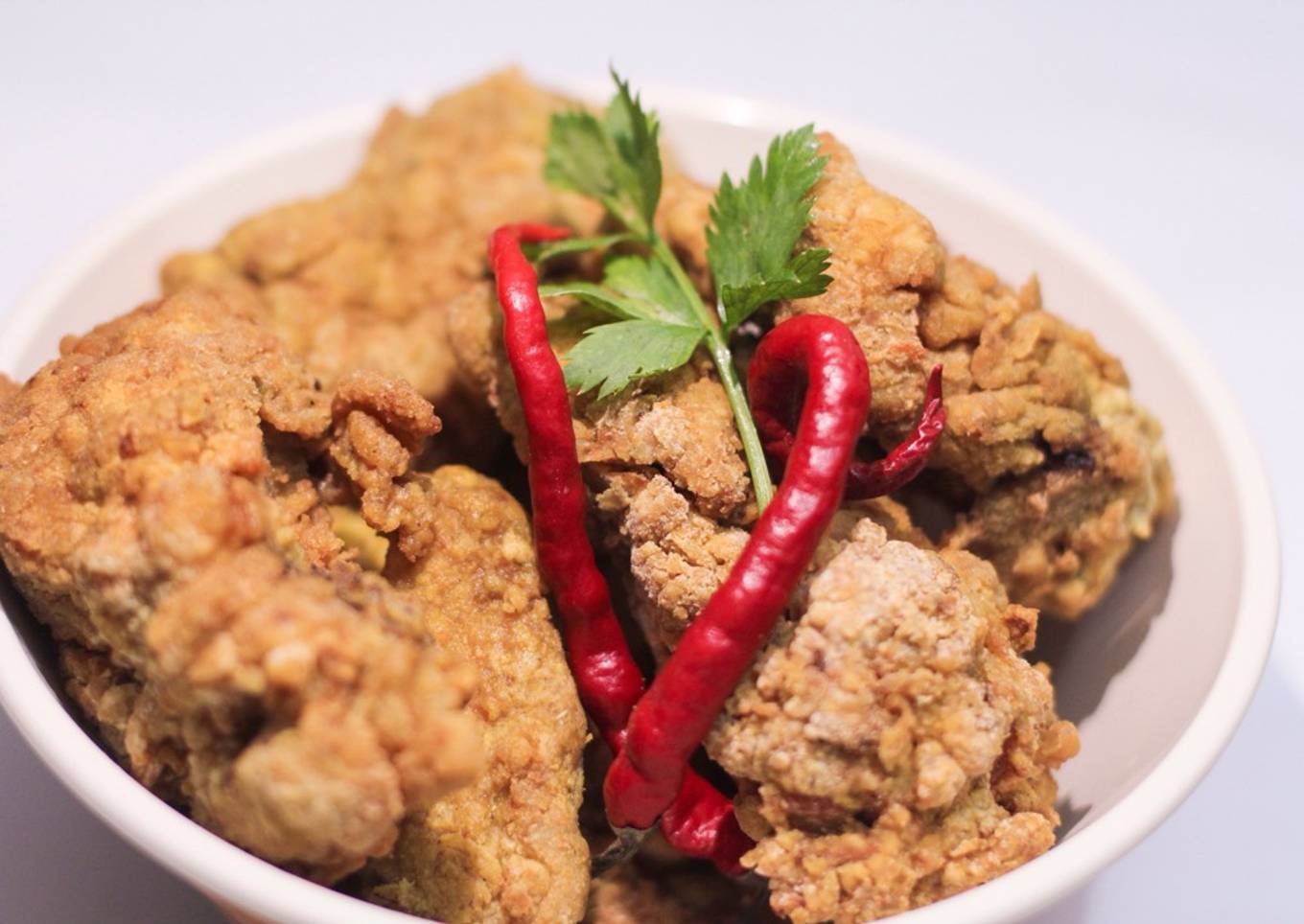 Ayam bakar tepung rangup.. kfc kw super